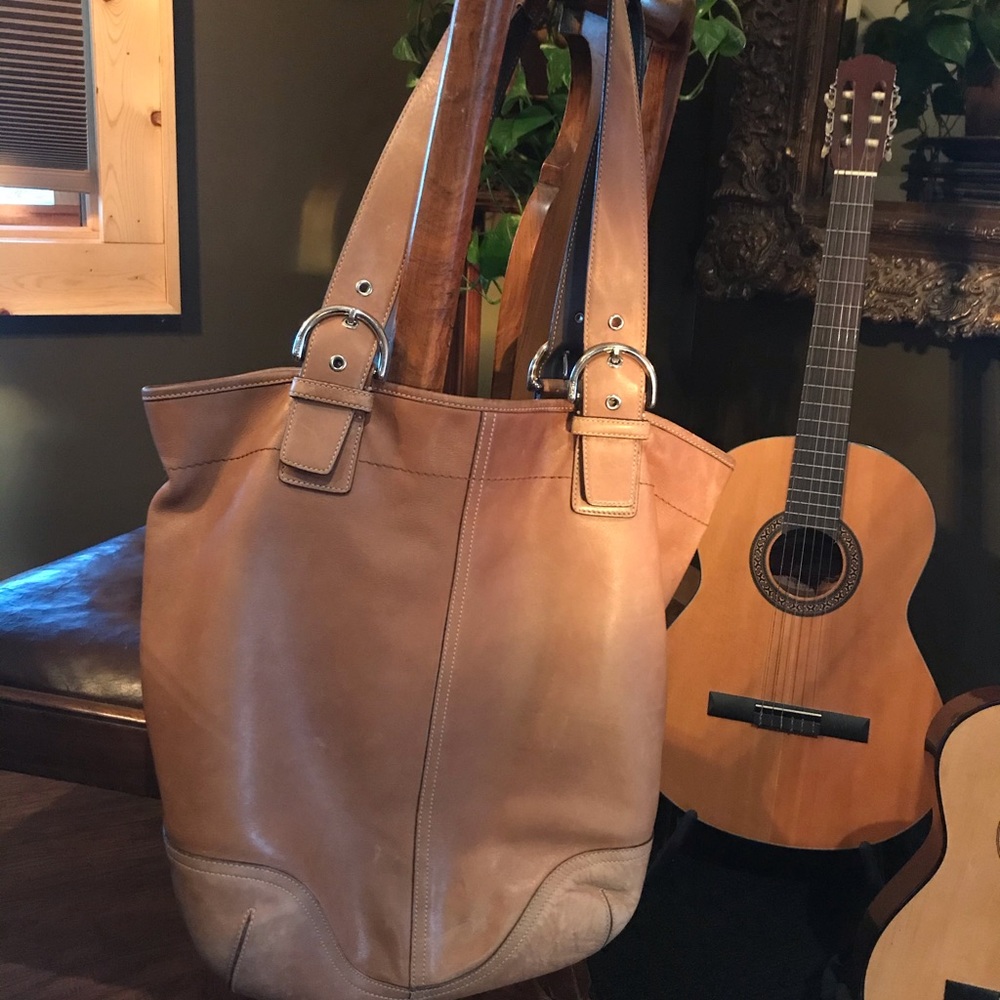 Vintage Coach Tote Bag